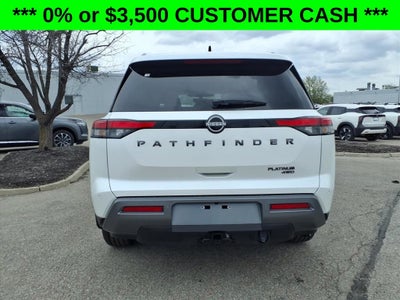 2026 Nissan Pathfinder Platinum