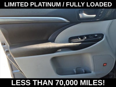 2018 Toyota Highlander Limited Platinum