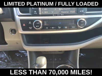 2018 Toyota Highlander Limited Platinum