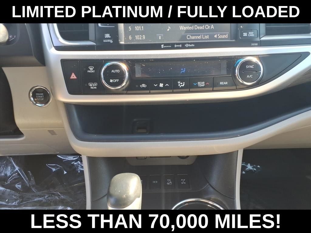 2018 Toyota Highlander Limited Platinum
