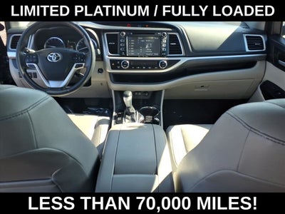 2018 Toyota Highlander Limited Platinum