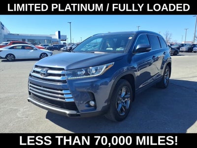 2018 Toyota Highlander Limited Platinum