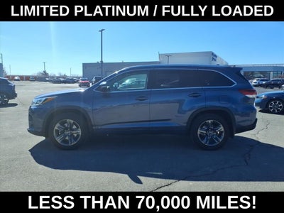 2018 Toyota Highlander Limited Platinum