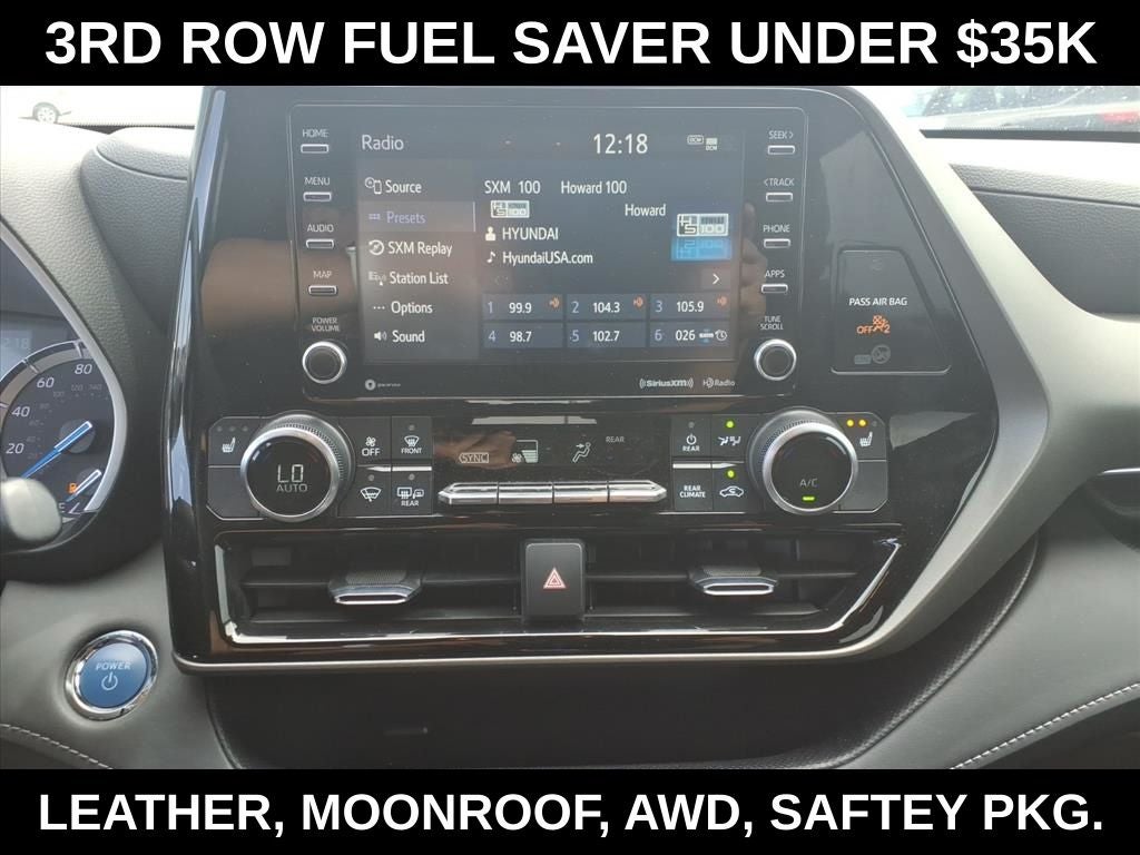 2022 Toyota Highlander Hybrid XLE