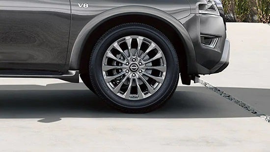 2023 Nissan Armada wheel and tire | Andy Mohr Nissan in Indianapolis IN