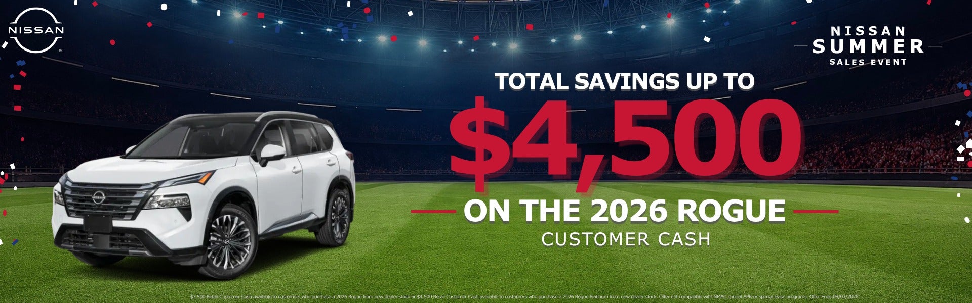 savings on Nissan Rogue