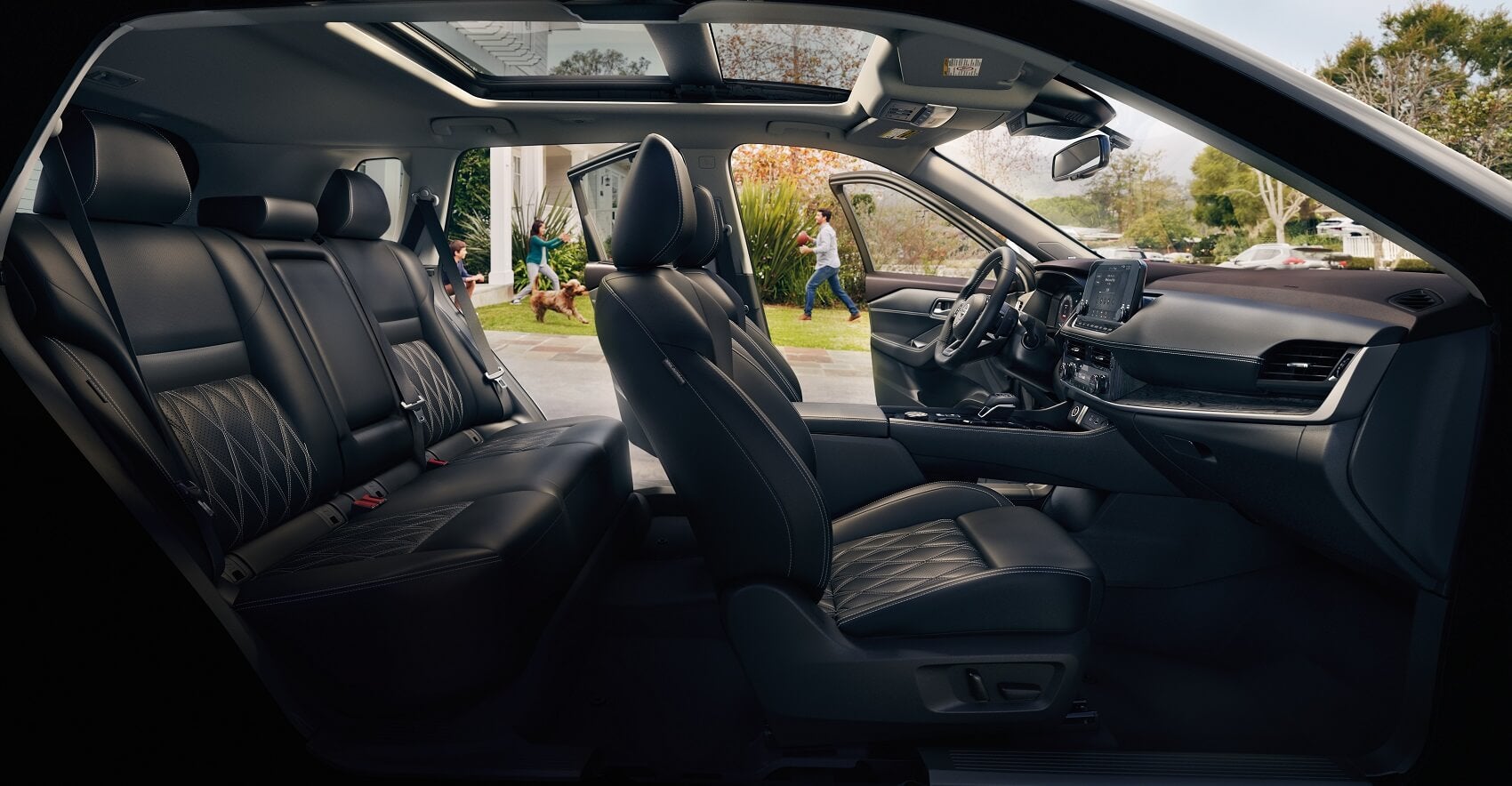 Cabin of the Nissan Rogue