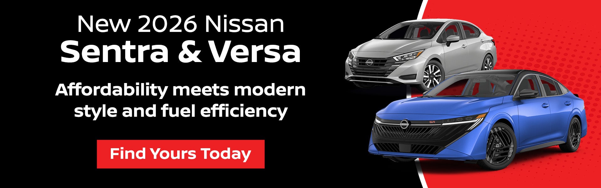 fuel efficient Nissan Sentra and Versa